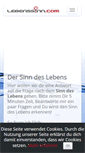 Mobile Screenshot of lebenssinn.com